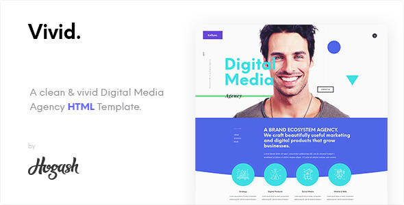Product preview supplied for Vivid | Creative Agency HTML template