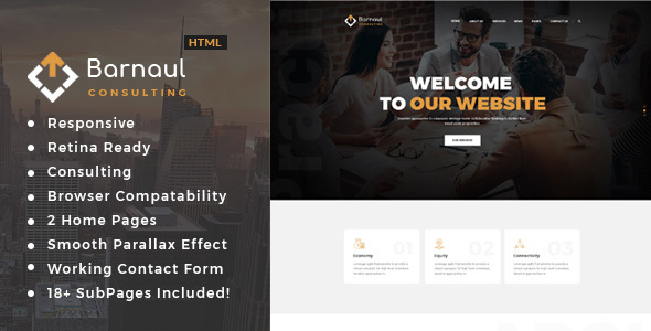 Barnaul - Business Consulting and Professional Services HTML Template listing image