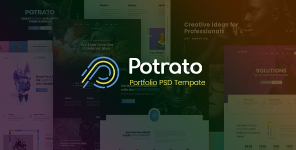 Potrato - Multi-Purpose PSD Template listing image