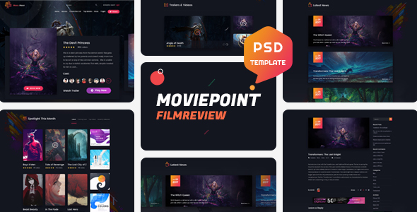Movie Point - Psd Template