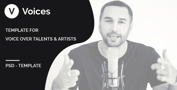 Voices - PSD Template