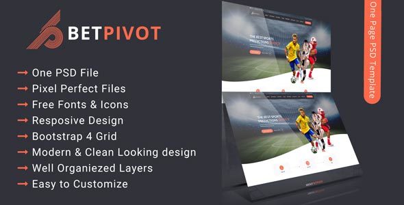 Sports Landing Template
