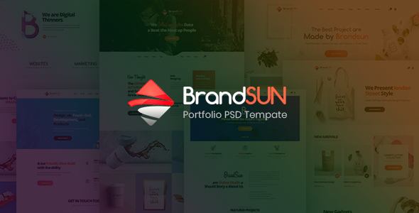 Brandsun - Multi-Purpose PSD Template product preview