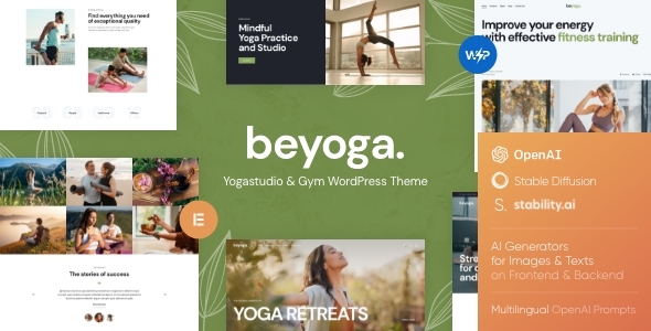 BeYoga | Yoga Studio & Fitness Gym WordPress Theme