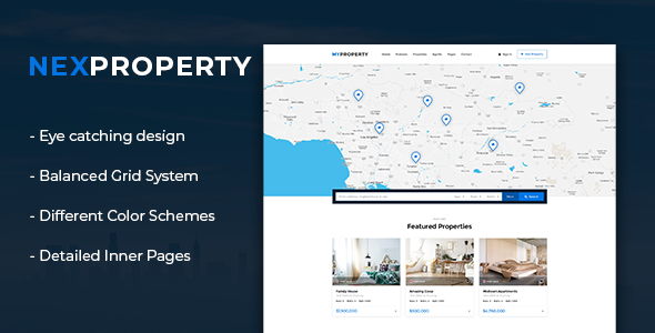 Real Estate Agency - neXproperty PSD Template