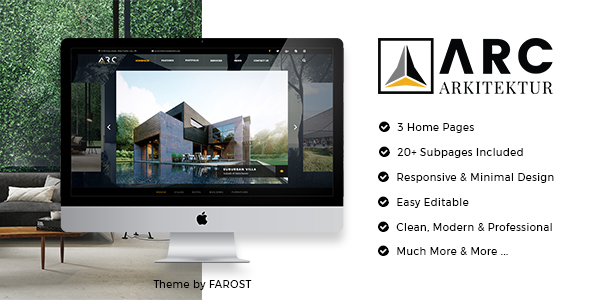 ARC Architecture - Interior Design PSD Template