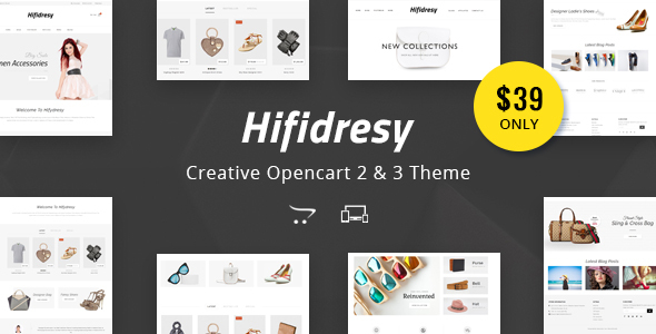 Hifidresy - Multipurpose OpenCart 2 & 3 Theme