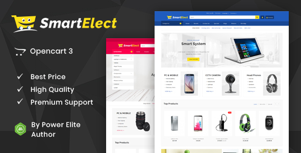 SmartElect - Multipurpose OpenCart 3 Theme