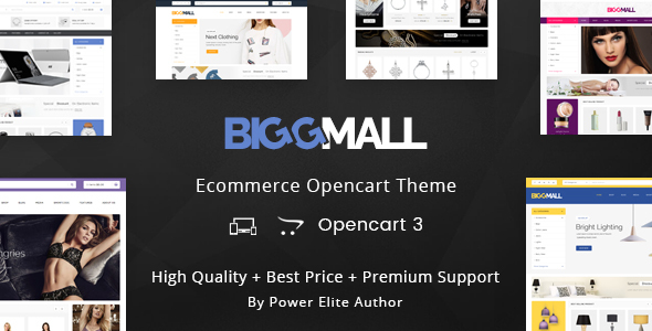 Preview image for BiggMall - Multipurpose OpenCart 3 Theme