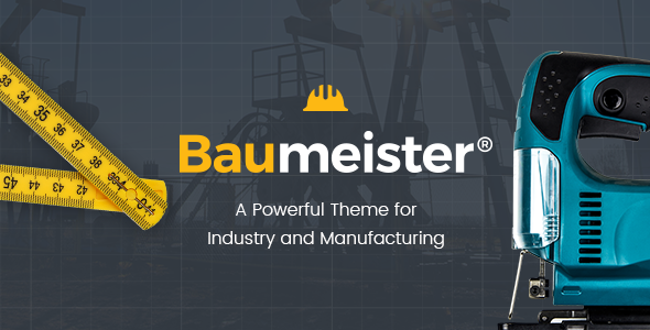 Baumeister - WordPress Theme for Industry and Manufacturing