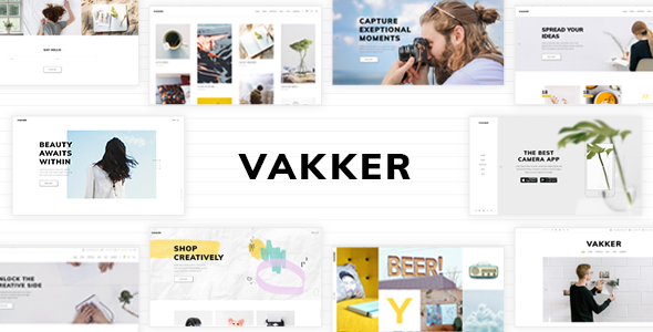 Vakker - Creative Design Agency WordPress Theme
