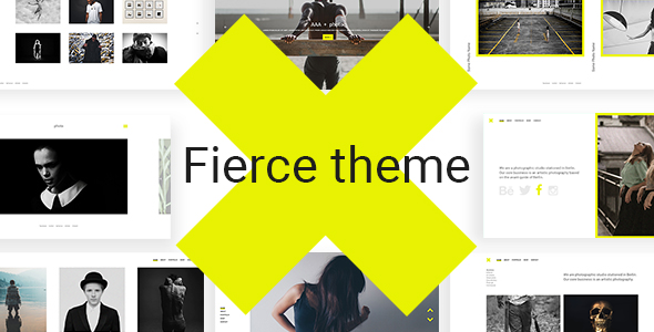 Fierce - Bold Photography WordPress Theme