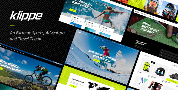 Klippe - Adventure Tours and Extreme Sports WordPress Theme