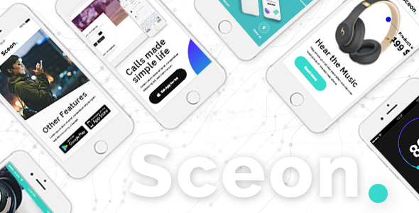 Sceon - App Landing Page & Startup WordPress Theme