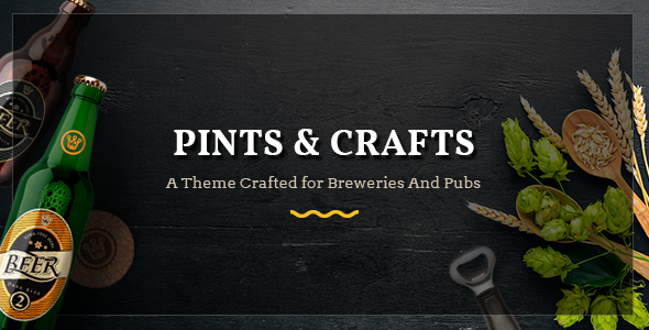 Pints&Crafts - Bar, Beer & Pub WordPress Theme