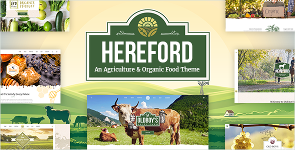 Hereford - Agriculture and Organic Food WordPress Theme