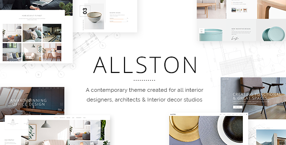 Allston - Contemporary Interior Design and Architecture WordPress Theme