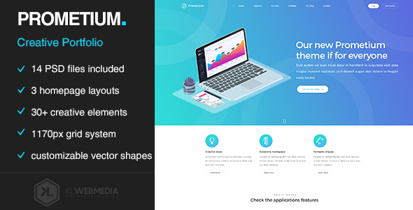 Prometium - Multi-Purpose PSD template