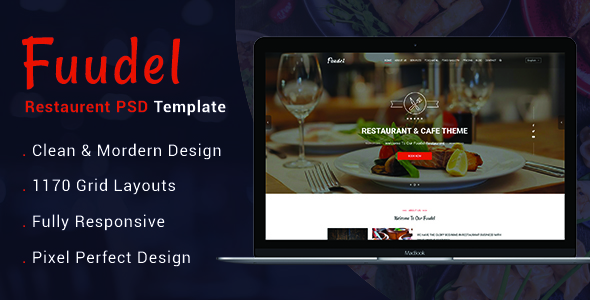 Fuudel - Restaurant PSD Template