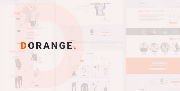 DORANGE Multi Purpose Ecommerce PSD Template