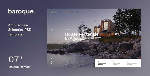 Baroque | Architecture & Interior PSD Template