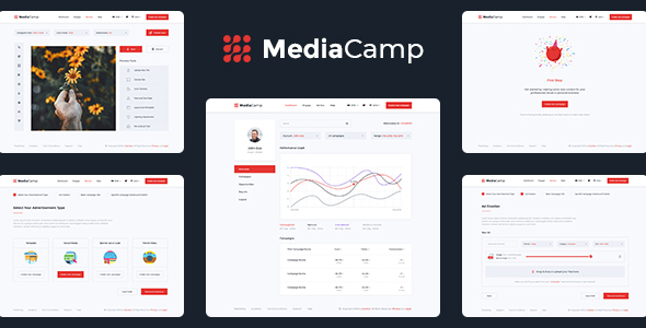 Mediacamp - Online Advertising PSD Template