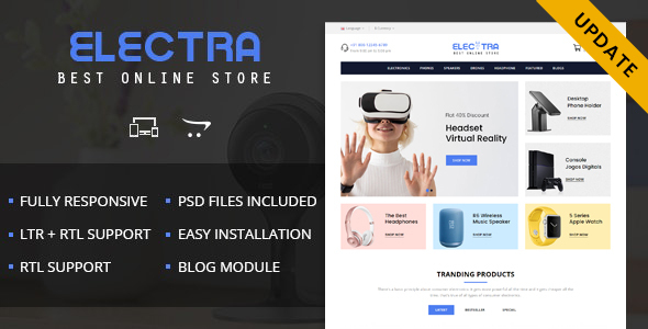 Electra - OpenCart 2 & 3 Responsive Theme