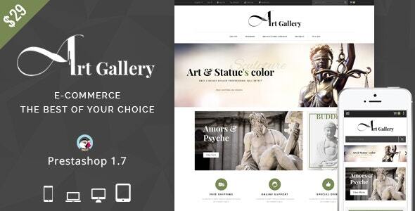 Art Gallery - Prestashop Theme listing image
