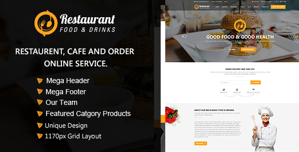 Restaurant OpenCart Theme