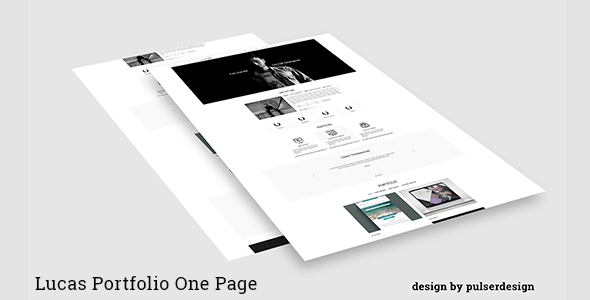 Lucas Portfolio-Onepage PSD Template