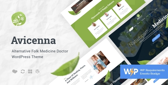 Avicenna | Alternative Doctor & Folk Medicine WordPress Theme + Shop