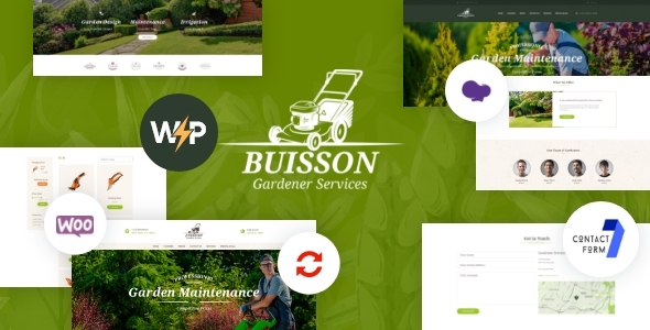 Preview image for Buisson | Gardening & Landscaping WordPress Theme