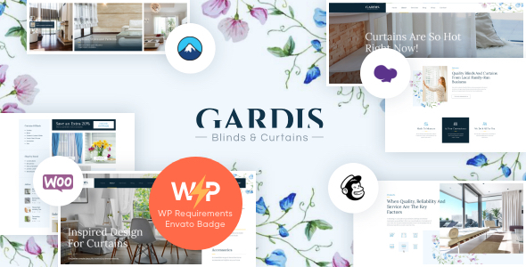 Gardis | Drapes, Blinds & Curtains WordPress Theme