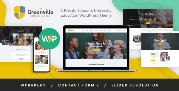 Greenville | Private School, College & University WordPress Theme