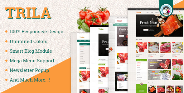 JMS Trila - Responsive Fresh Food Prestashop Theme