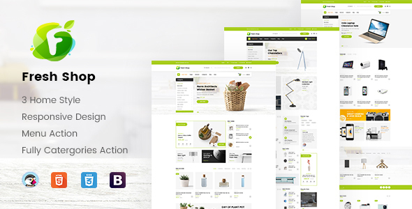 Preview image for JMS FreshShop - Fresh Responsive Prestashop Theme