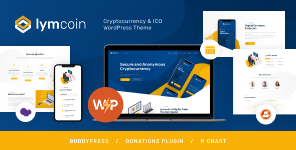 Lymcoin | ICO Cryptocurrency Bitcoin WordPress Theme