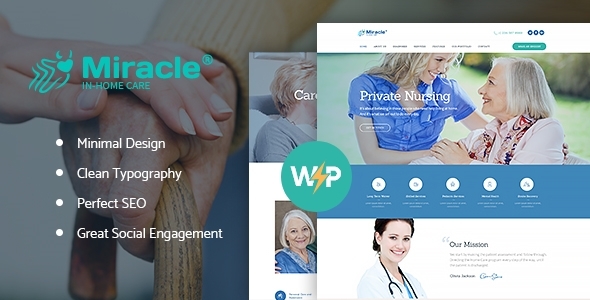Preview image for Saveo | Home Care & Private Nursing Agency WordPress Theme