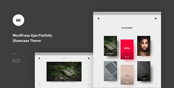 Product preview supplied for Wizzaro - WordPress Ajax Portfolio Showcase Theme
