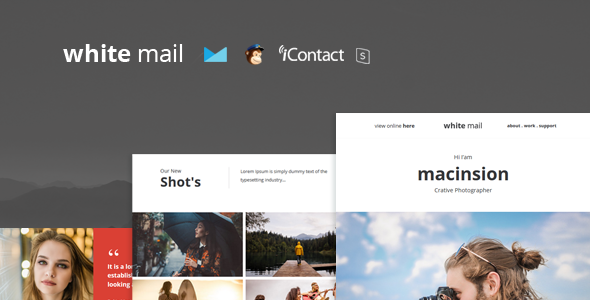 White Mail - Responsive E-mail Template + Online Access product preview