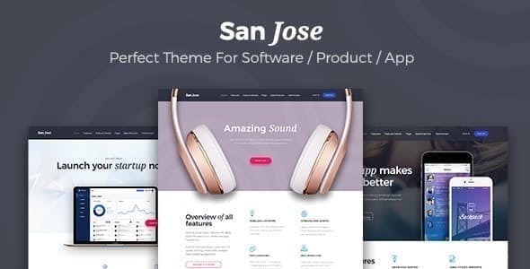 SanJose - Landing Page | WordPress Theme