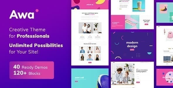 Portfolio Awa | WordPress Theme