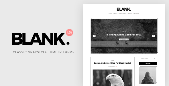 Blank | Gray-style Classic Tumblr Theme