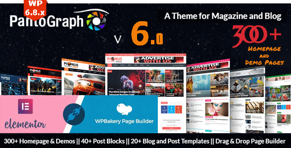 PantoGraph - Newspaper Magazine Theme