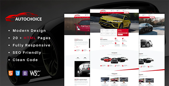 Preview image for Autochoice - Premium Car & Dealer HTML Template