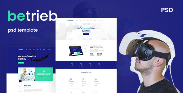 Betrieb- Creative business PSD Template