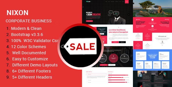 Nixon - Responsive Multi-Purpose Drupal 8.9 Theme