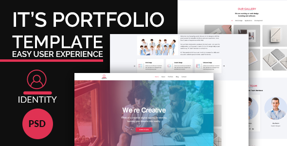 Identity - Creative Portfolio Template