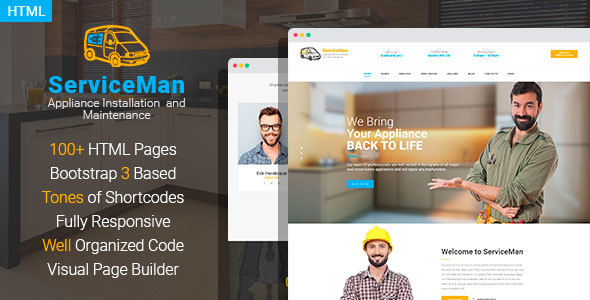 Fixetics - Household Appliance Installation and Maintenance HTML Template