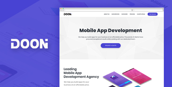 Doon - PSD Template